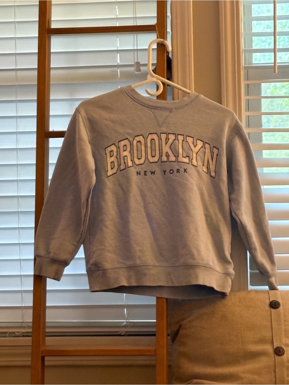 Brooklyn Crewneck Sweatshirt - Light Blue Kids